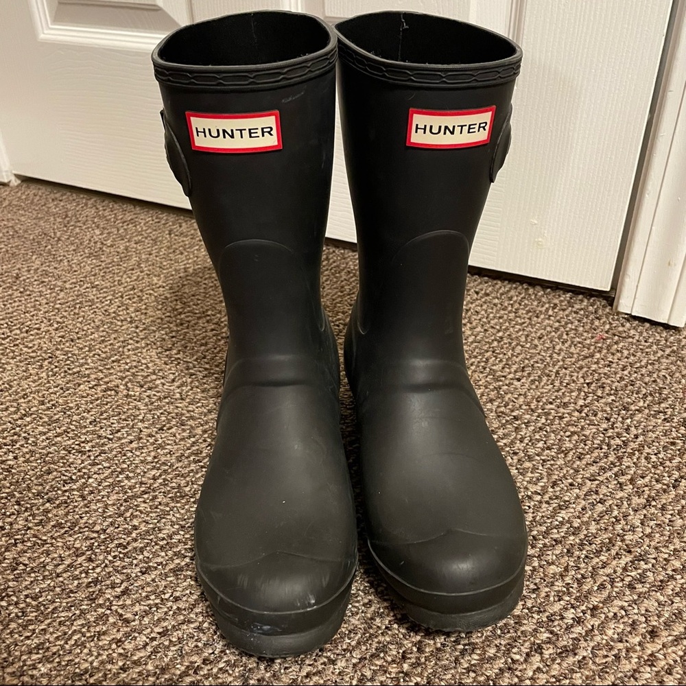 Hunter Rain Boots US 7 Black